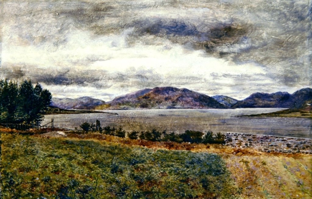 Detail of Loch Strivan by William Davis
