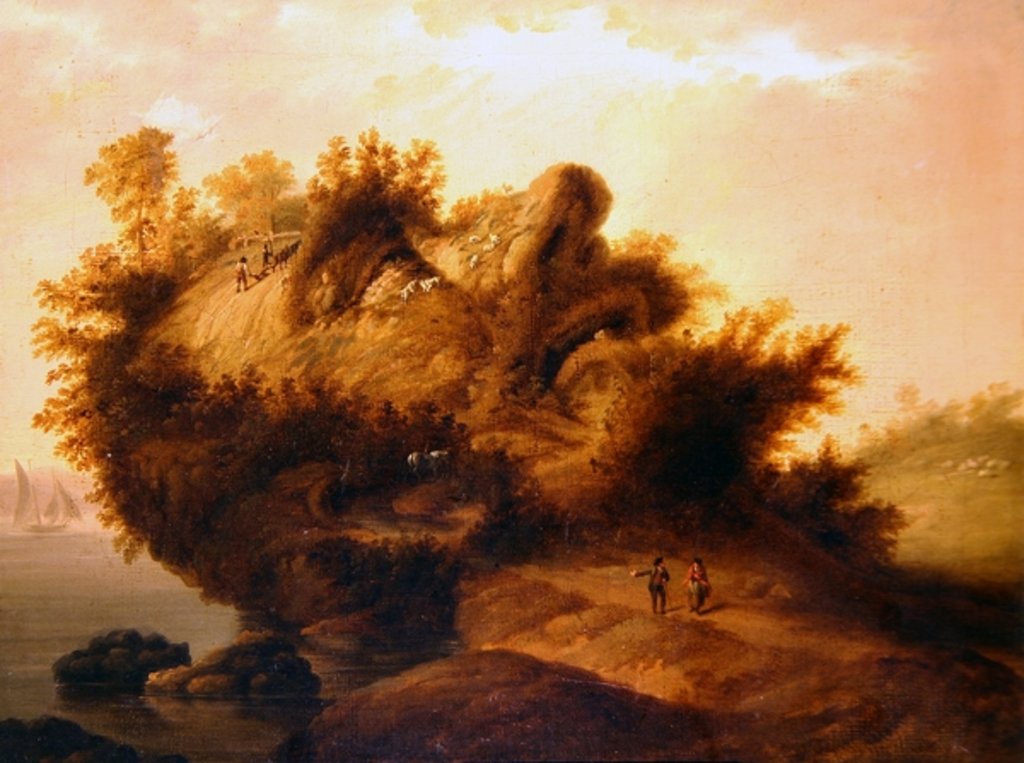 Detail of Landscape Head by English School