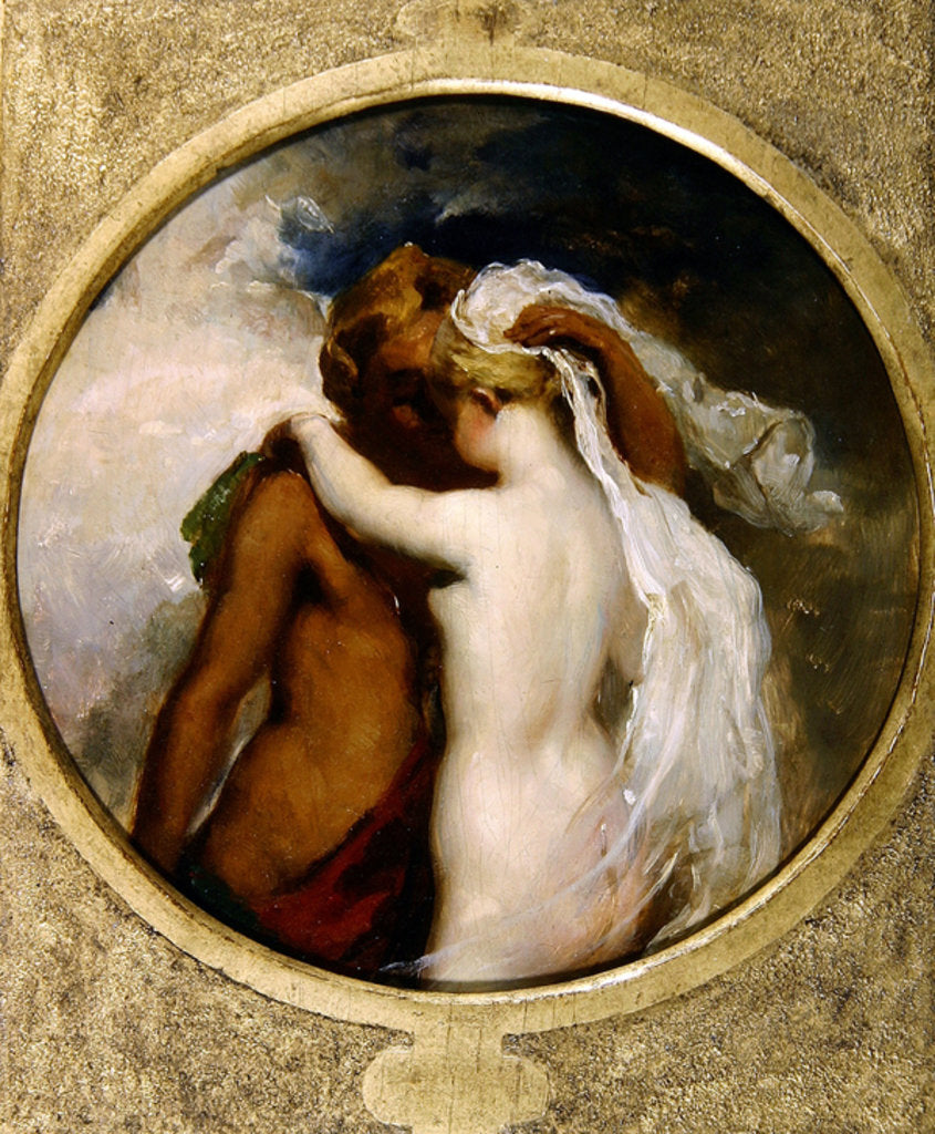Detail of Cupid and Psyche by William Etty