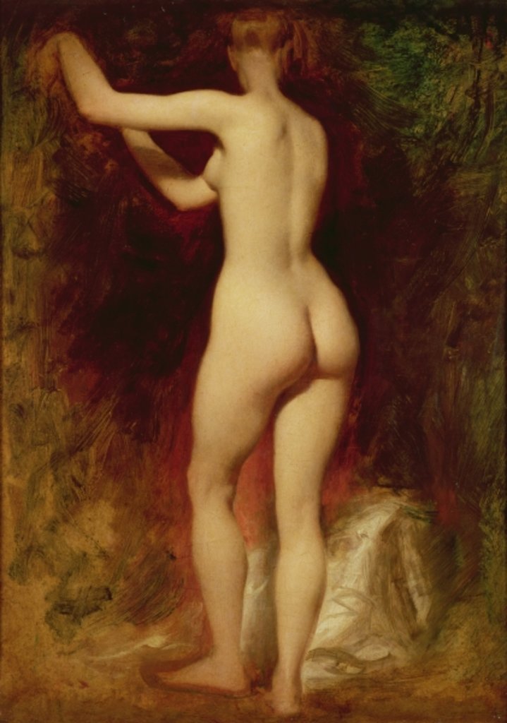 Detail of Female Nude from behind by William Etty