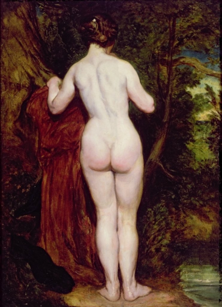 Detail of Standing Female Nude by a Stream, 1825 by William Etty