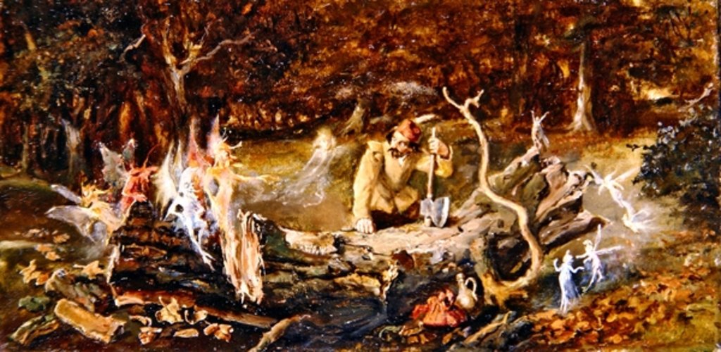 Detail of The Woodcutter by John Anster Fitzgerald