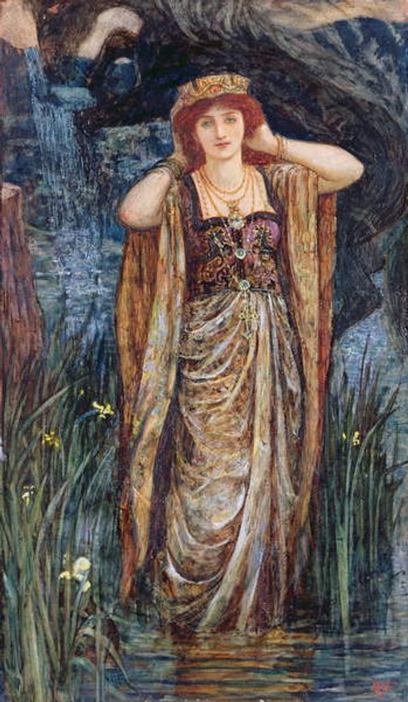 Detail of Guinevere by Henry Justice Ford
