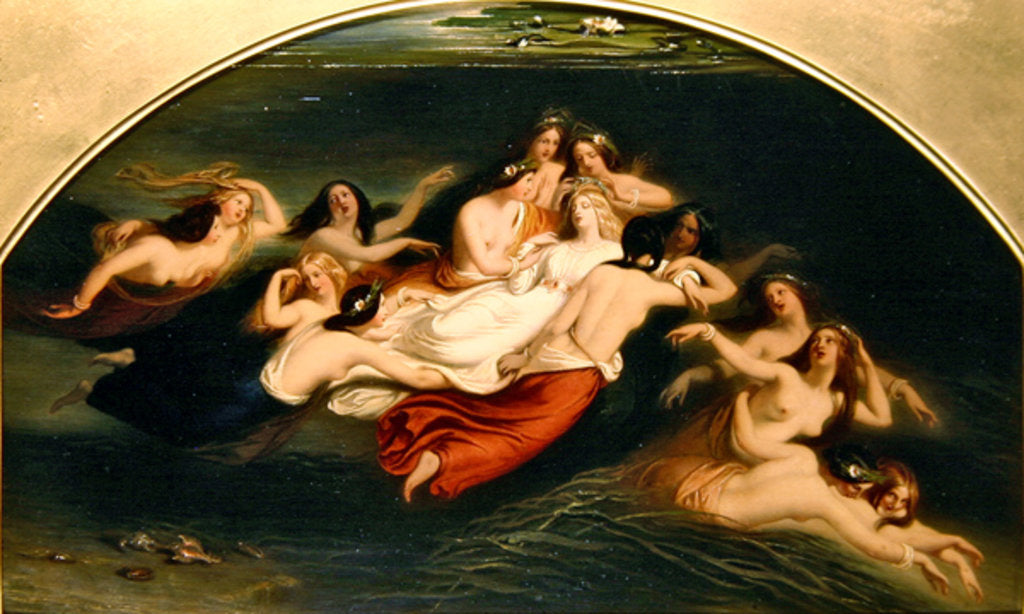 Detail of Sabrina and the Nymphs, 1845 by William Edward Frost