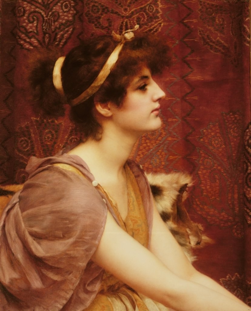 Detail of A Classical Beauty, 1892 by John William Godward