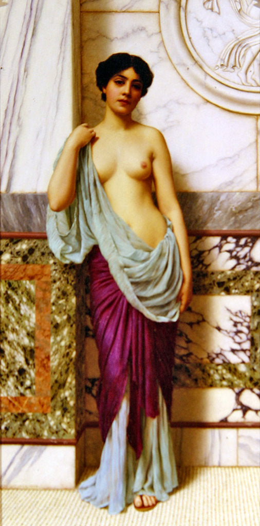 Detail of In the Tepidarium, 1909 by John William Godward