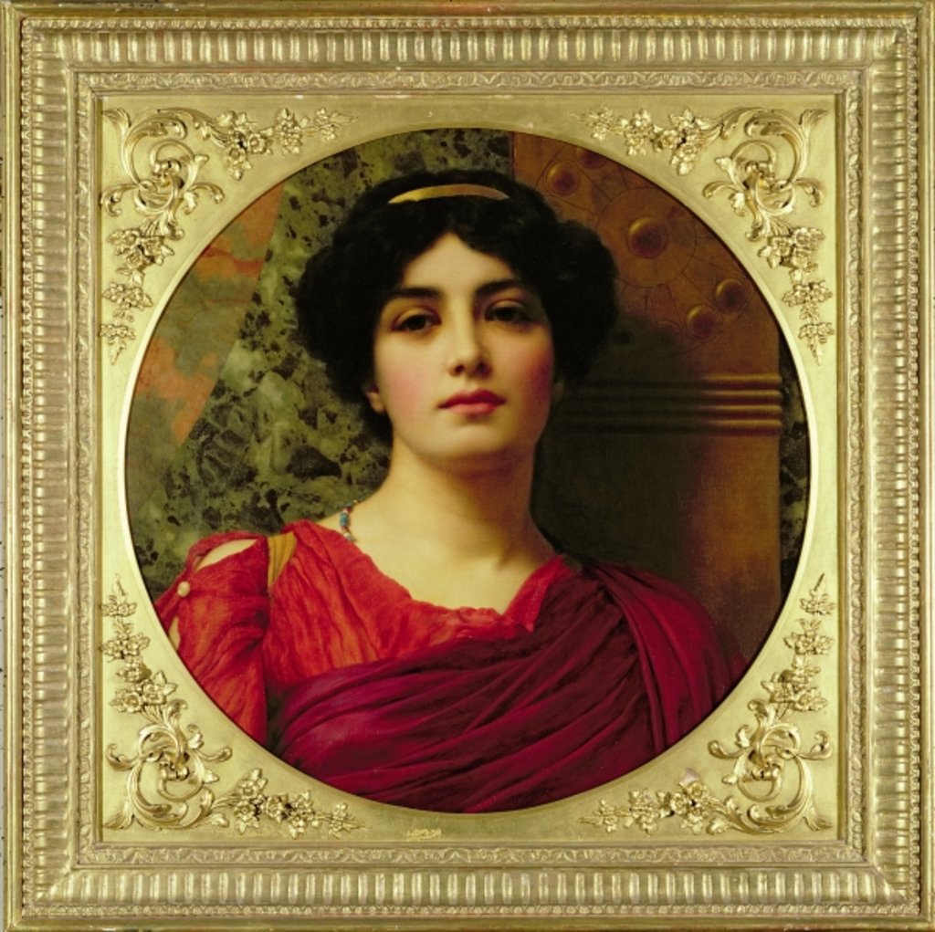 Detail of Sappho, 1903 by John William Godward