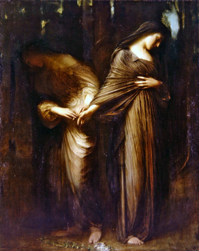 Detail of Vale or Farewell, 1913 by Arthur Hacker