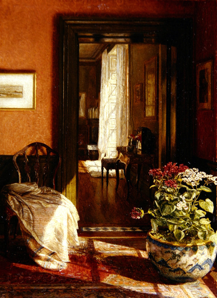 Detail of A Bit of Sunlight by Mary Hayllar