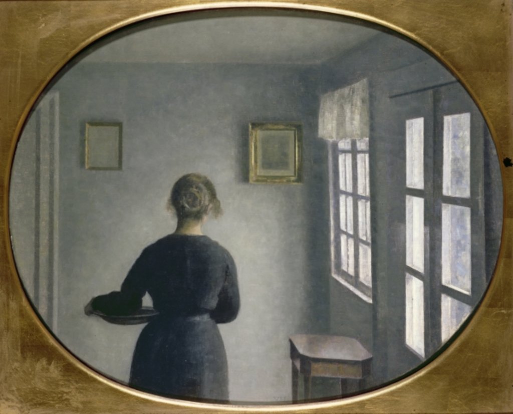 Detail of Interior, 1910 by Vilhelm Hammershoi