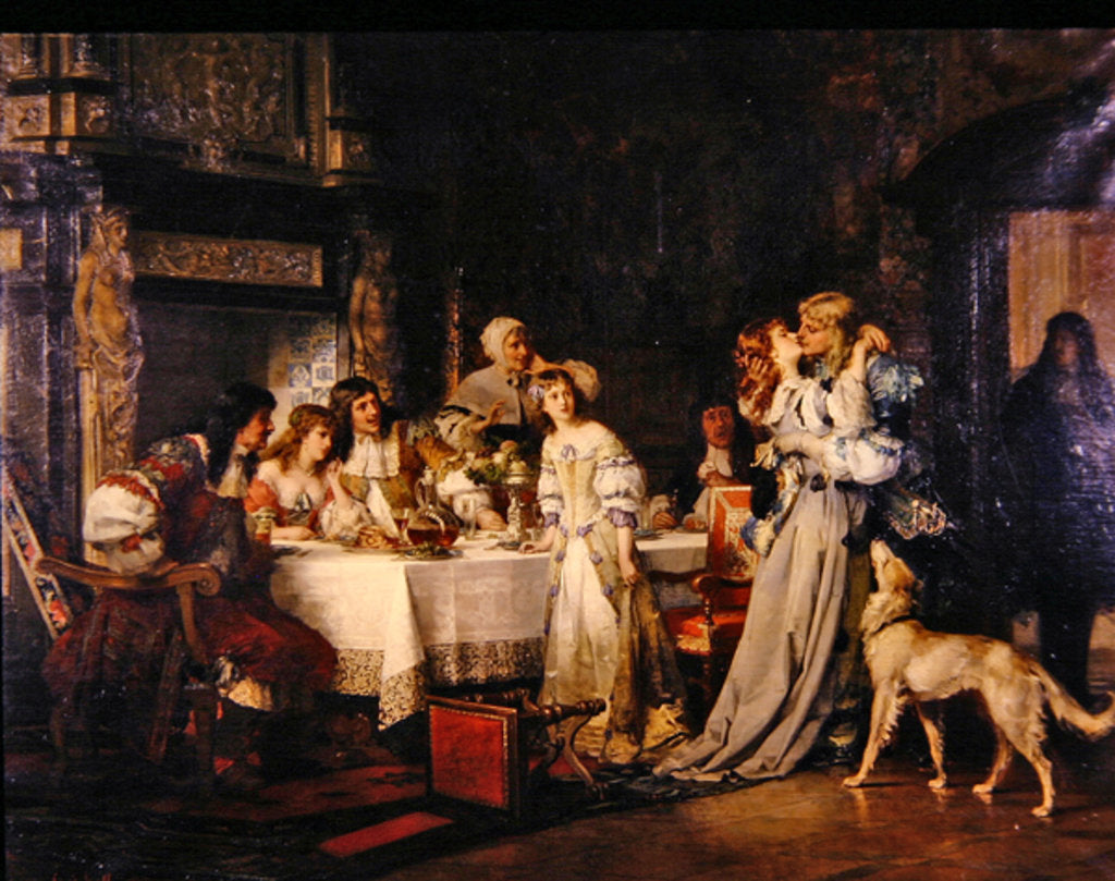 Detail of The Return, 1870 by Carl Heinrich Hoff