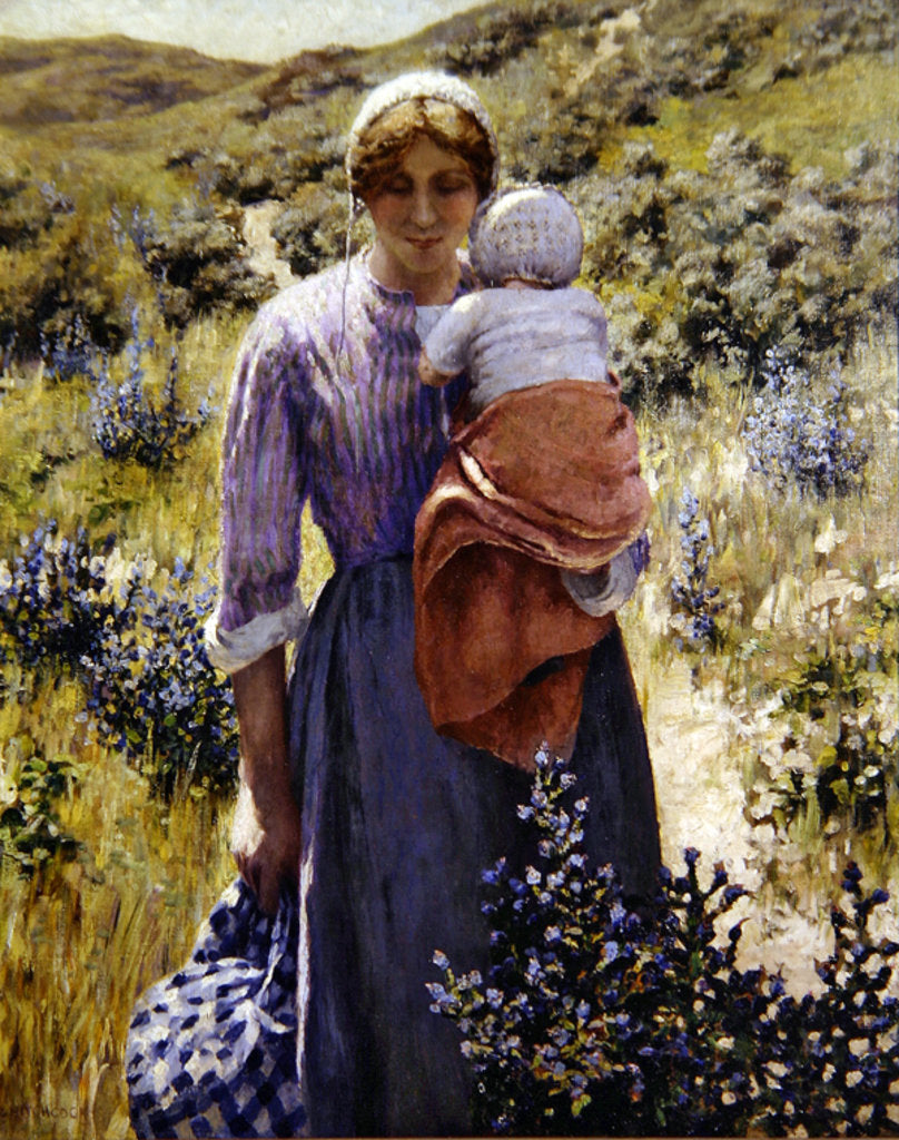 Detail of The Wayfarers by George Hitchcock