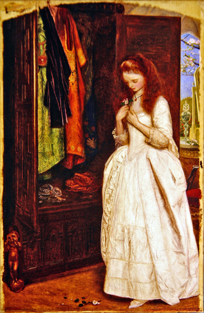 Detail of Beauty and the Beast by Arthur Hughes