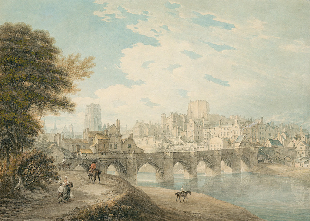 Detail of Durham, Misty with Colliery Smoke by Alfred William Hunt