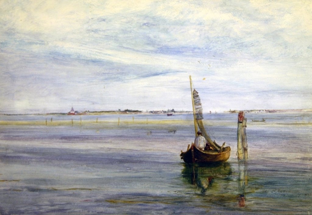 Detail of Gate of the Sea, Venice, 1873 by John William Inchbold