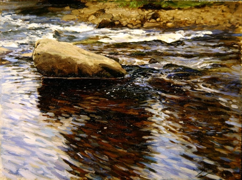 Detail of Running Water, 1905 by Hon. Walter John James