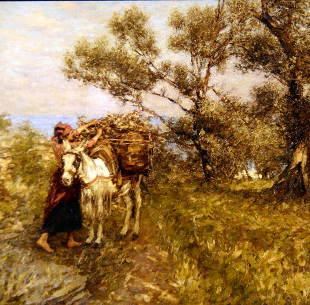 Detail of Ligurian Olives by Henry Herbert La Thangue