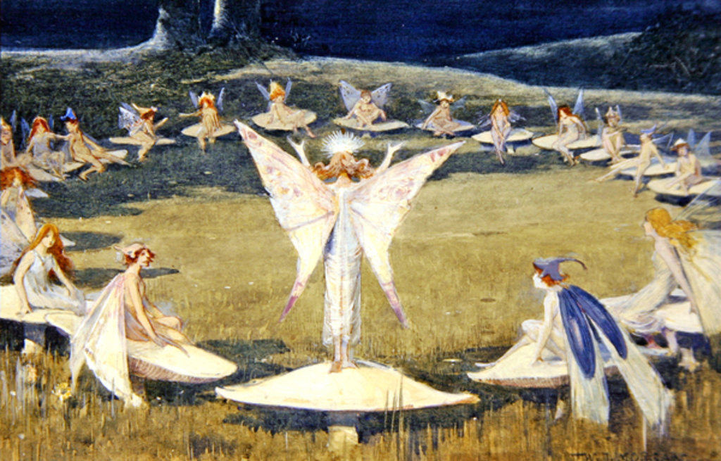 Detail of The Fairy Ring by Walter Jenks Morgan