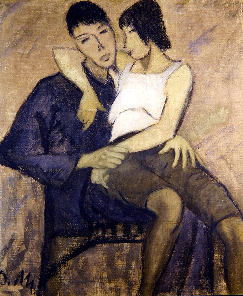 Detail of Sitting Pair, 1920 by Otto Muller or Mueller