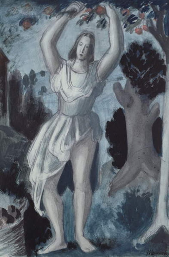 Detail of The Apple Gatherers, 1943 by Bernard Meninsky