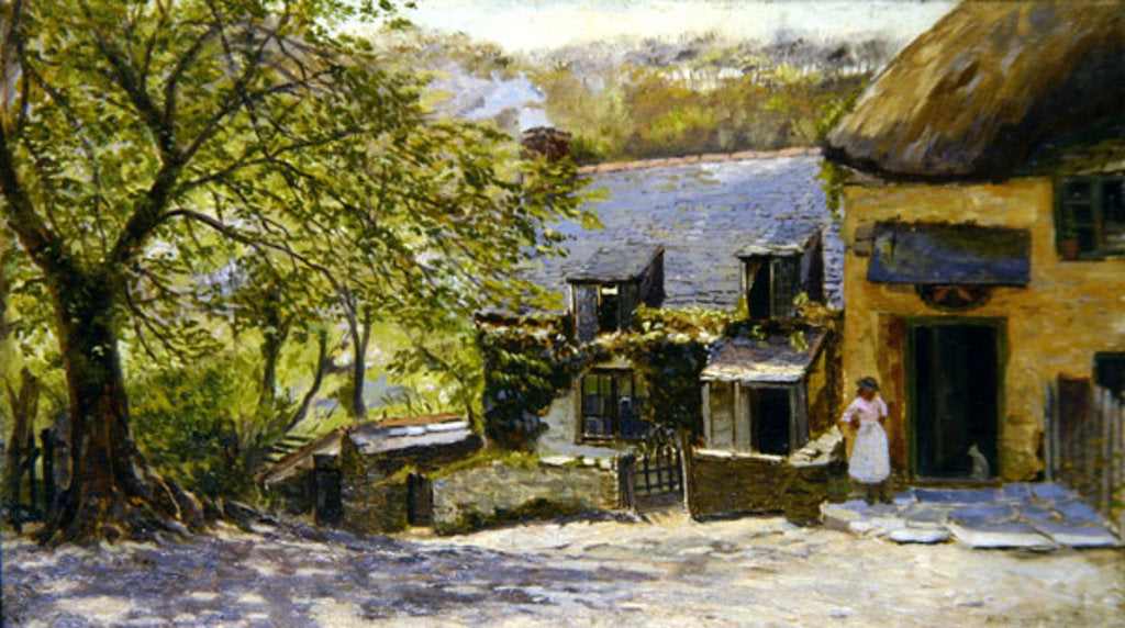 Detail of At Upper Hool, Near Plymouth by Henry Martin