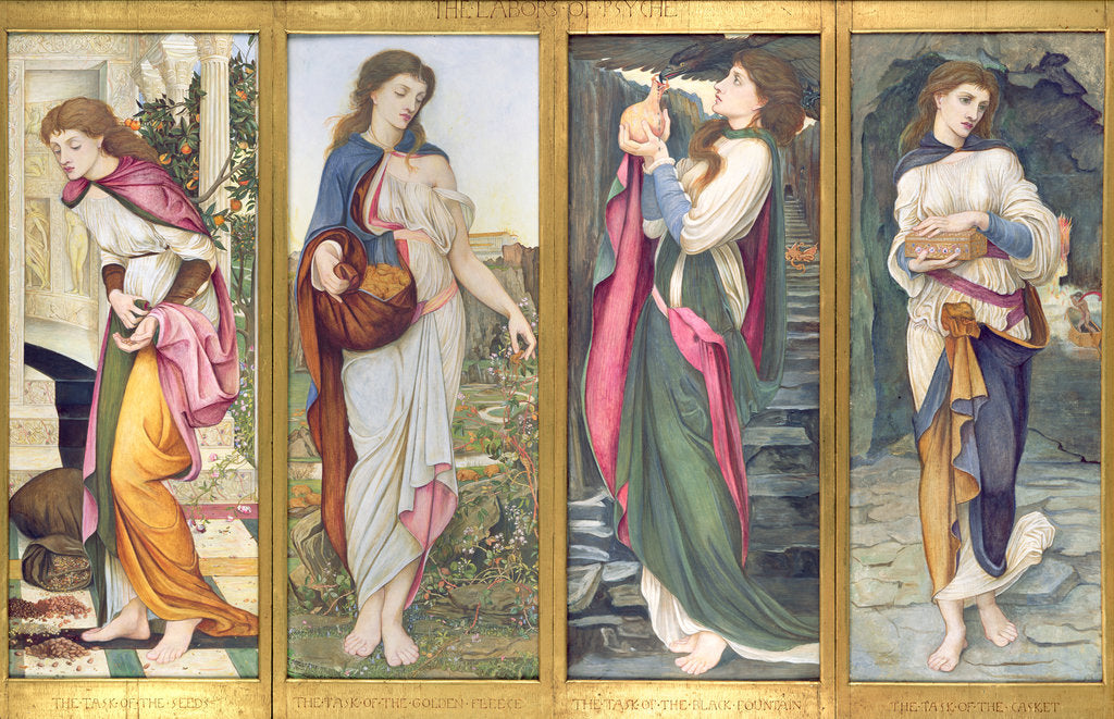 Detail of The Labours of Psyche, 1873 by John Roddam Spencer Stanhope