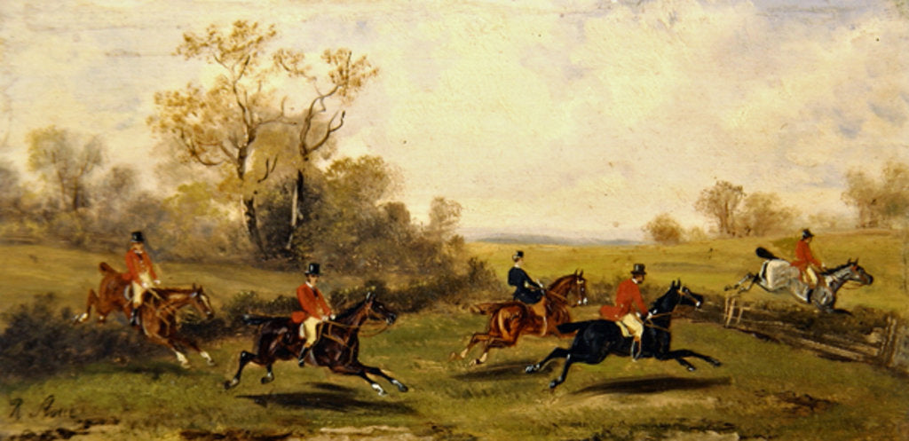 Detail of Hunting scene, c.1920 by Rudolph Stone
