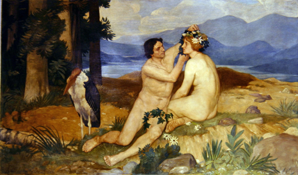 Detail of Paradise, c.1895 by William Strang