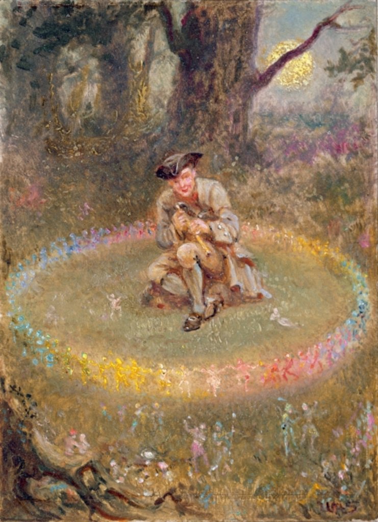 Detail of The Fairy Ring- the Enchanted Piper, c.1880 by William Holmes Sullivan
