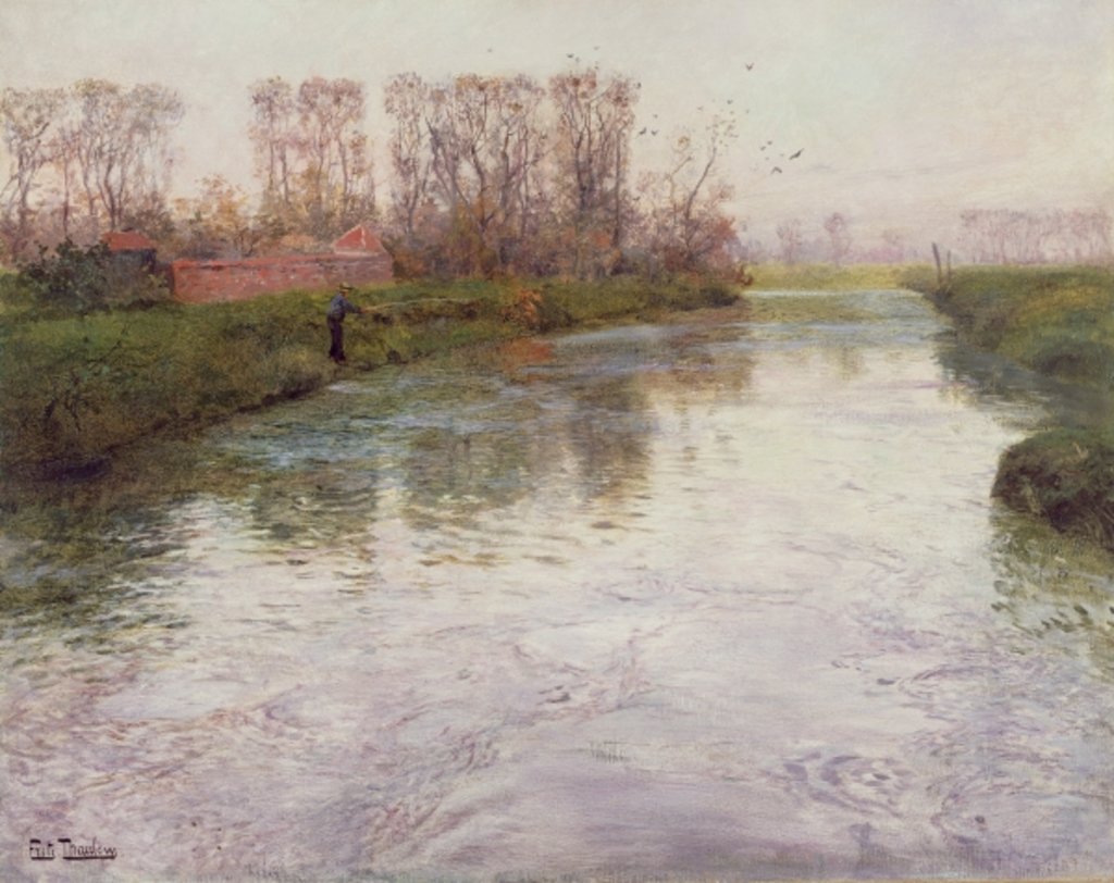 Detail of Stream, c.1890 by Fritz Thaulow