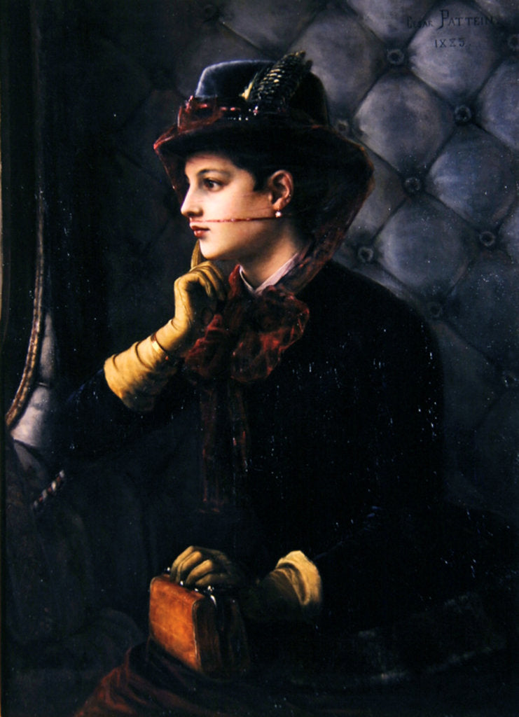 Detail of The Departure, 1885 by Cesar Pattein