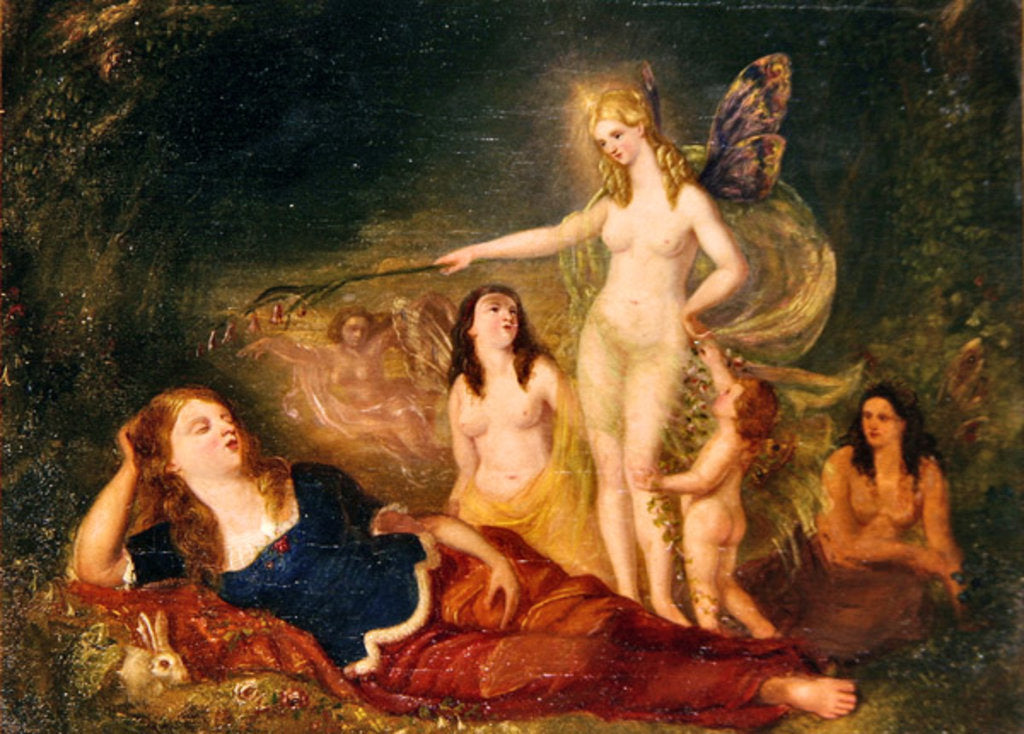 Detail of A Midsummer Night's Dream, 1840 by David Scott