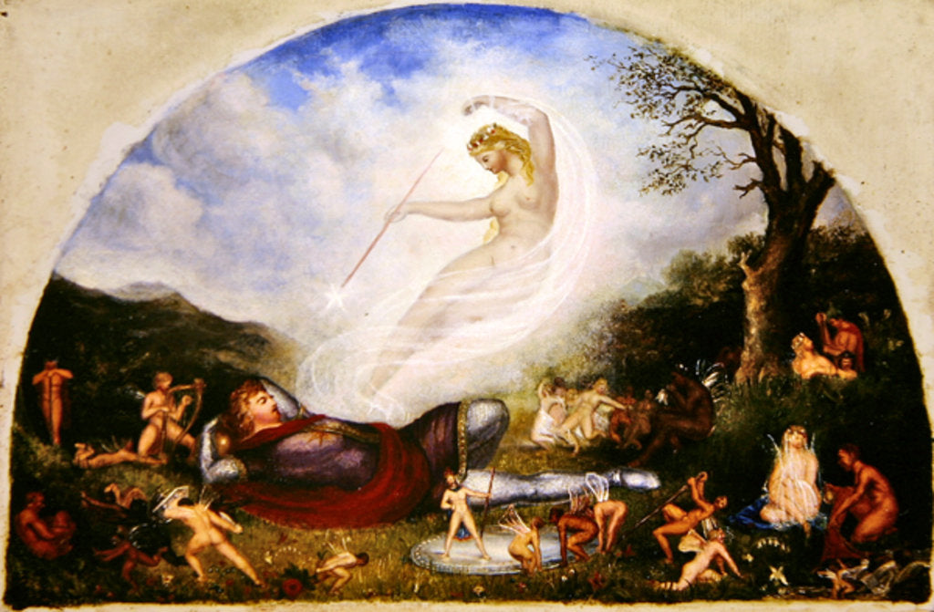 Detail of Prince Arthur and the Fairy Queen by School Scottish