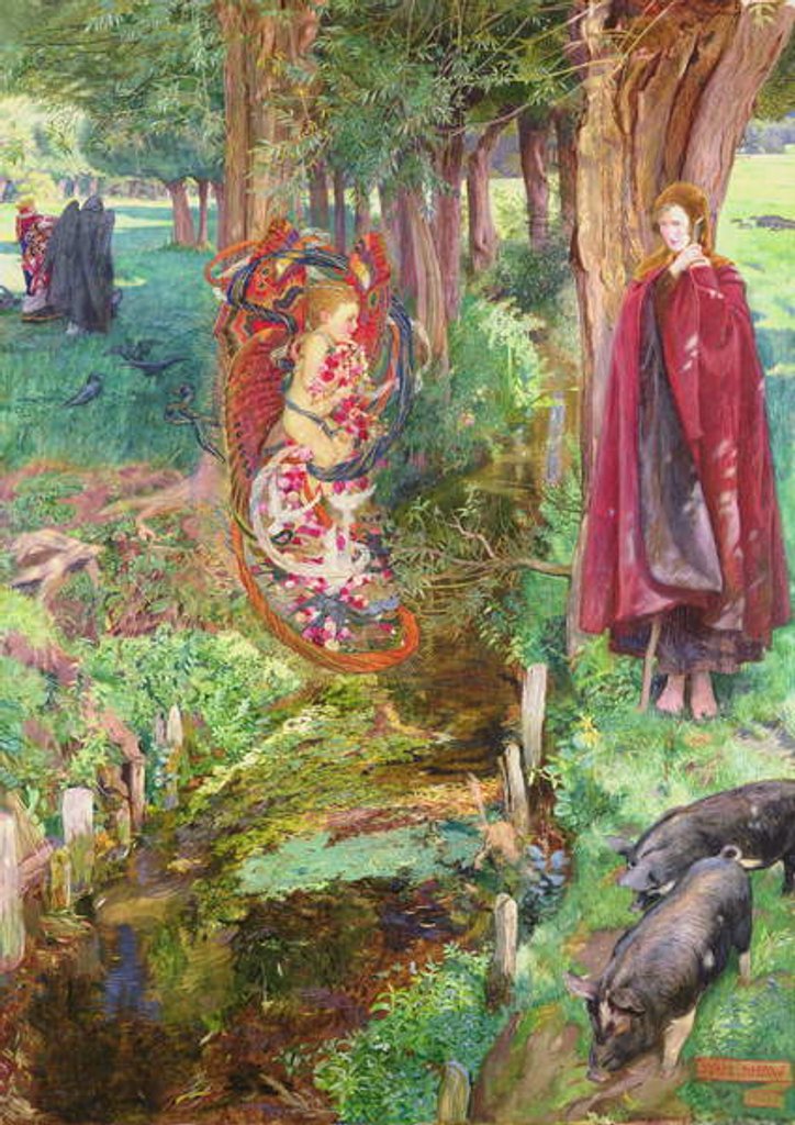 Detail of Time and Chance happeneth to all alike, 1901 by John Byam Liston Shaw