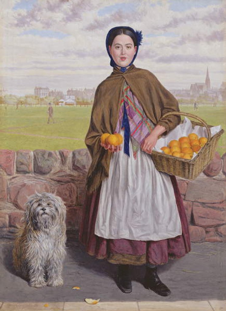 Detail of Three a Penny, 1867/8 by Edward Joseph Worrall