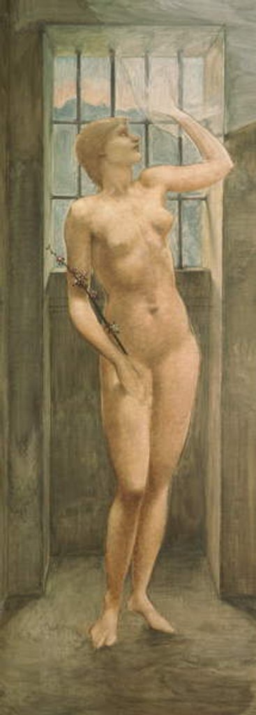 Detail of Spes, Hope in Prison, c.1874 by Edward Coley Burne-Jones