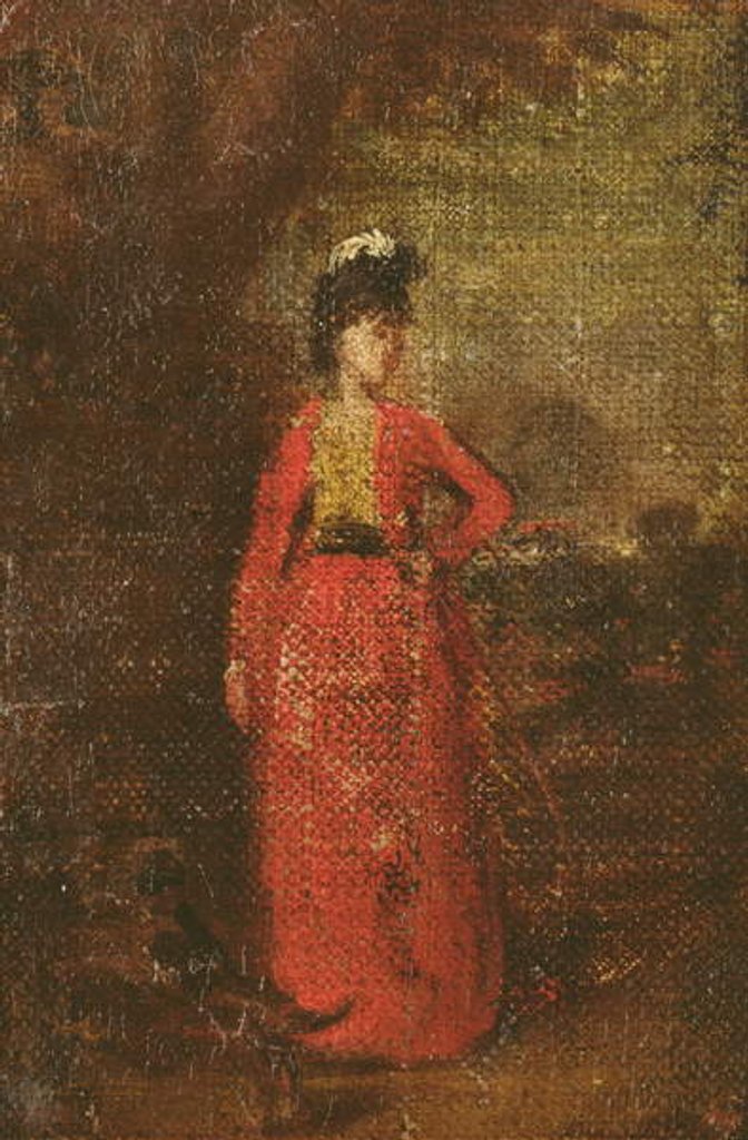 Detail of Sketch for Lady Worsley, c.1776 by Joshua Reynolds