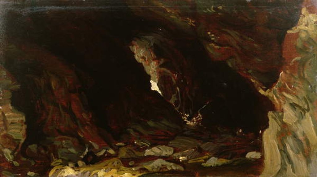 Detail of Cave, Tintagel by William Blake Richmond