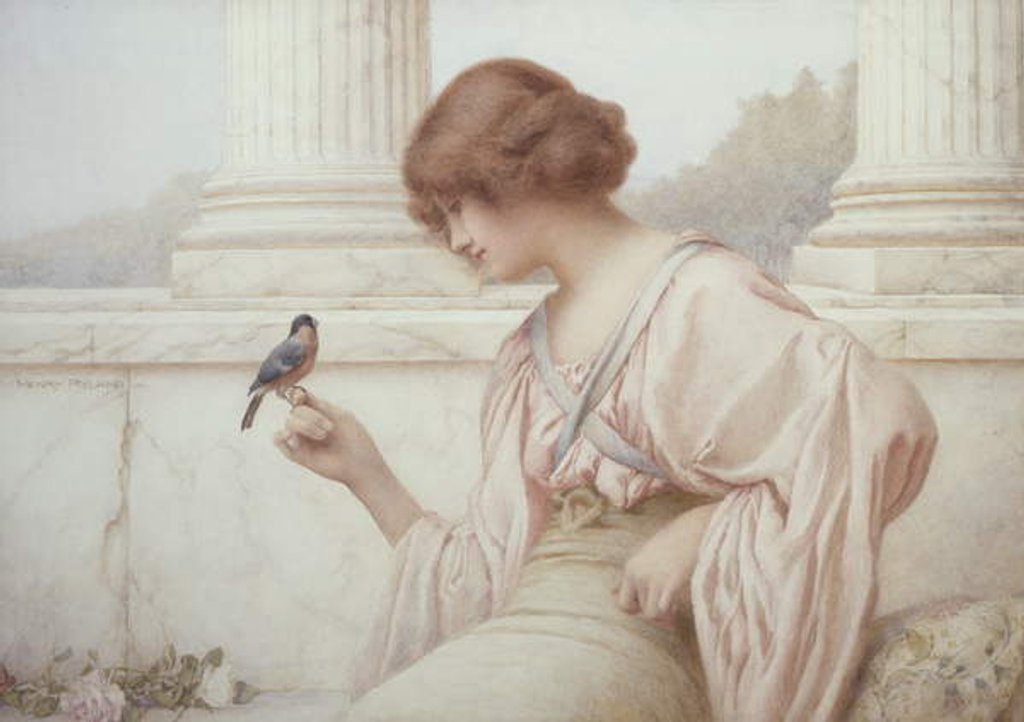 Detail of The Captive's Return, c.1890 by Henry Ryland