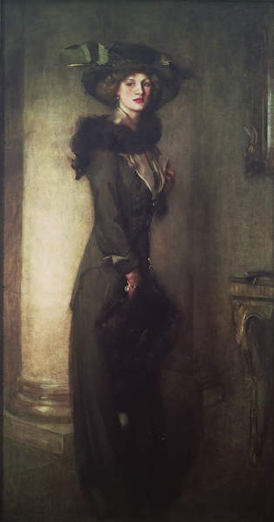 Detail of The Beaver Hat, c.1912 by Edward Arthur Walton