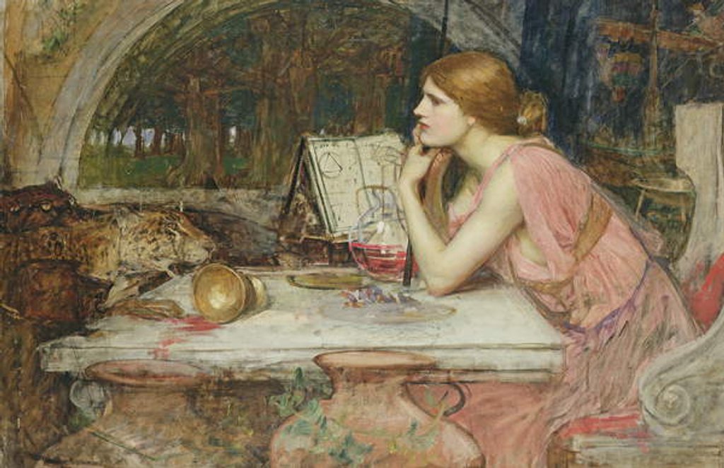 Detail of Circe 1911 by John William Waterhouse