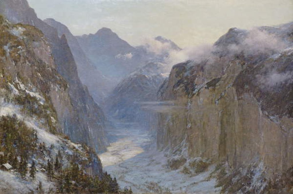 Detail of In His Hands are the Deep Places of the Earth 1916 by Ernest Albert Waterlow