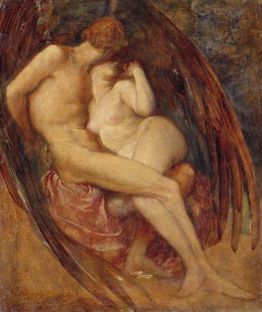 Detail of Satan and Sin by George Frederic Watts