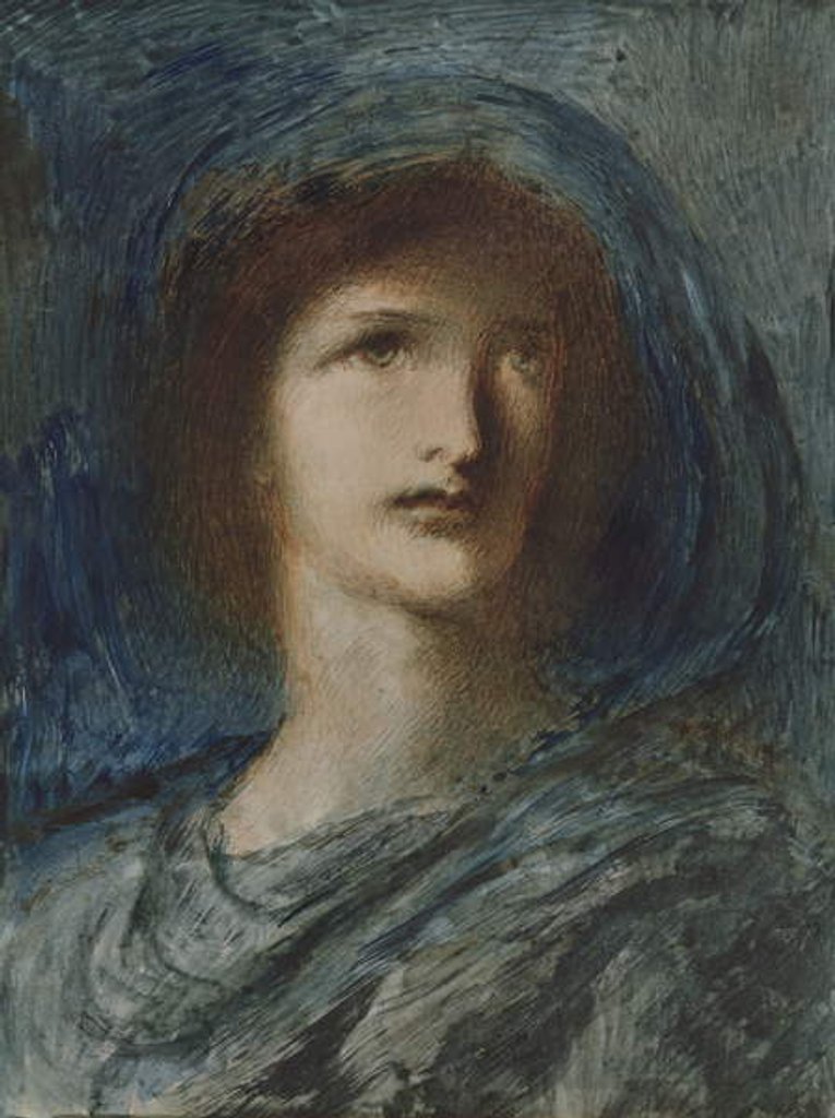 Detail of Head of a Young Girl by Simeon Solomon