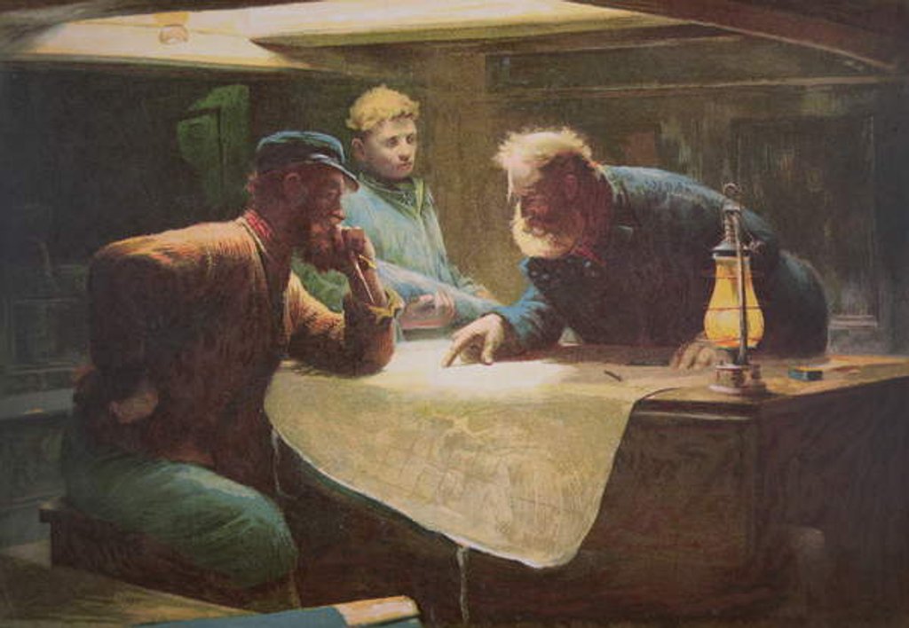 Detail of Out of their Reckoning, 1892 by Albert Starling