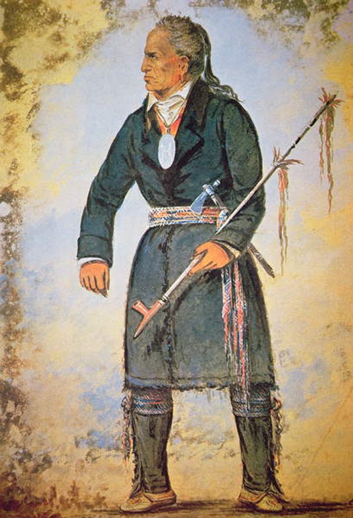 Detail of Red Jacket by George Catlin