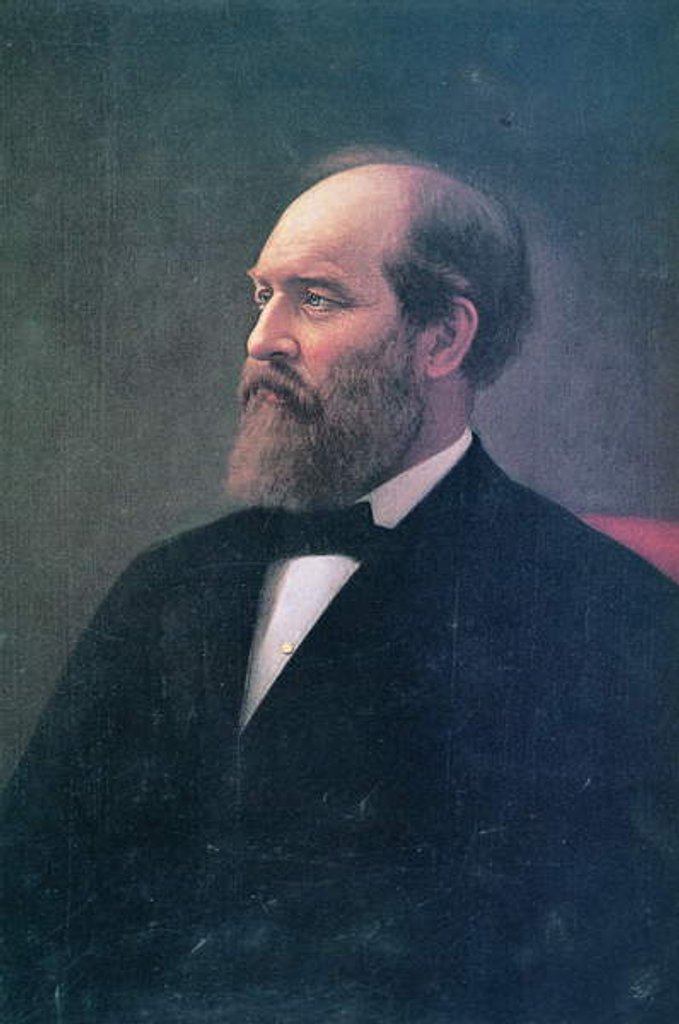 Detail of James A. Garfield by Calvin Curtis