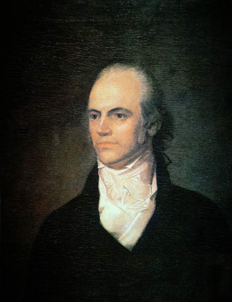 Detail of Aaron Burr Vice President of the USA, c.1802 by John Vanderlyn