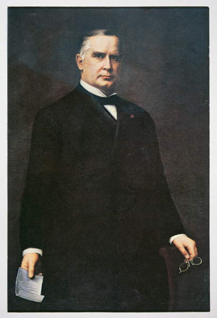 Detail of President William Mckinley by Harriet Murphy