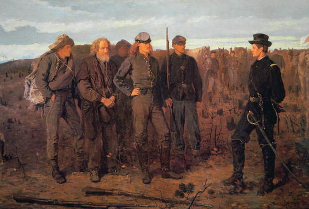 Detail of Prisoners from the Front, 1866 by Winslow Homer